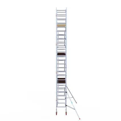 Euroscaffold basic mobile scaffold - Echafaudage professionnel 75x190 cm - Hauteur de travail 8,2 M 3