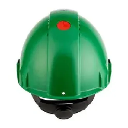 3M™ veiligheidshelm geventileerd met Uvicator™ - ratelverstelling - groen - G3000NUV-GP 2