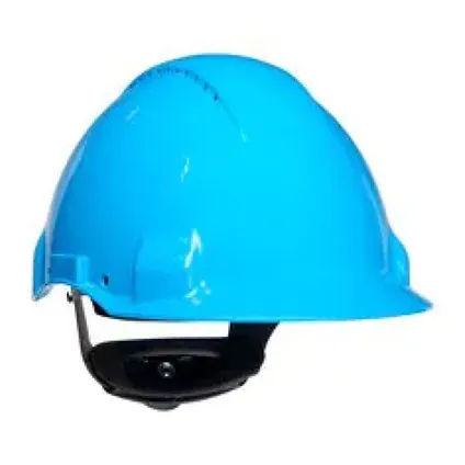 3M™ casque de sécurité ventilé avec Uvicator™ - réglage à cliquet - bleu - G3000NUV-BB 3