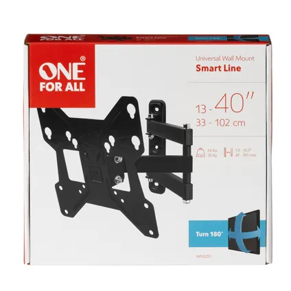 One For All TV Beugel - Smart Turn 180° - 13-43 inch - 30kg - WM2251 3