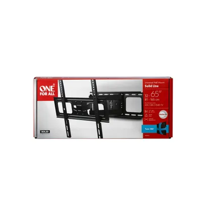 Support Mural pour TV - One For All - Solid Turn 180° - 13-65 pouces - 50kg - WM4452 3
