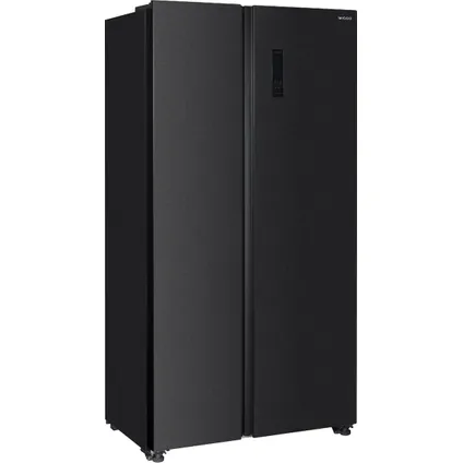 Wiggo WR-SBS18E(DX) - Réfrigérateur américain - No Frost - Super Freeze - 442 litres - Noir 2