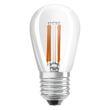 Osram ledfilamentlamp Superstar Mini Edison dimbaar warm wit ST45 E27 4,8W