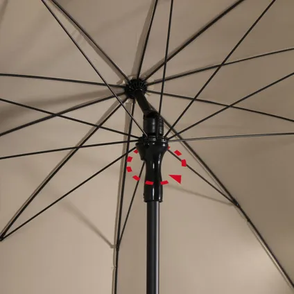 Madison Parasol Patmos Luxe rechthoekig 210x140 cm ecru 3