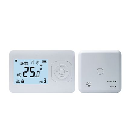 QH-Basic white thermostaat inclusief TC-05 opbouw ontvanger