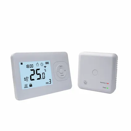 QH-Basic white thermostaat inclusief TC-05 opbouw ontvanger 2