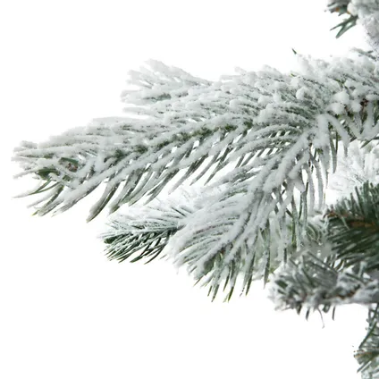 Excellent Trees® Sapin de Noël LED Varberg Vert 150 cm avec neige et lumières 2