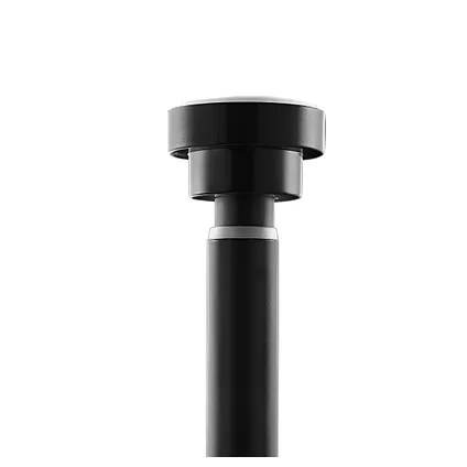 ACAZA - Uitschuifbare Gordijnroede zonder boren of gaten - Stang van 125-220 cm - Zwart 6