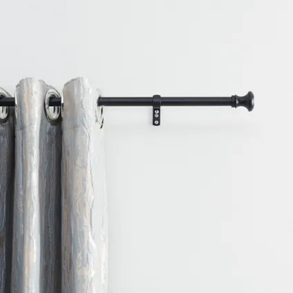 ACAZA - Uitschuifbare Gordijnroede - Stang van 250-360 cm - Zwart 2