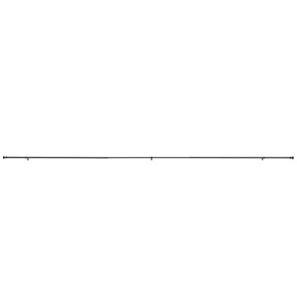 ACAZA - Uitschuifbare Gordijnroede - Stang van 250-360 cm - Zwart 5