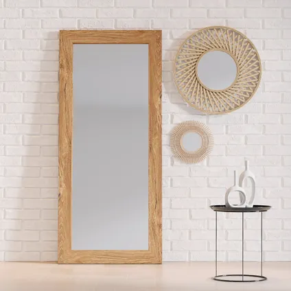 Spiegel inspire bamboe 30 cm 7