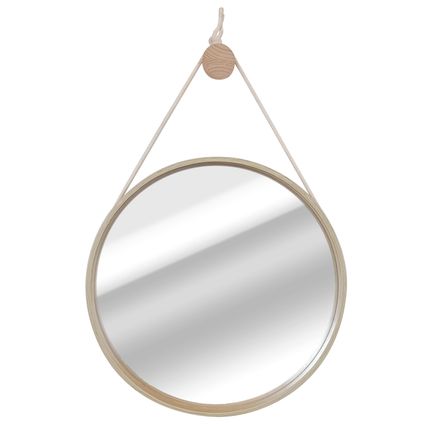 Miroir Inspire Nordik corde chêne 57,5cm