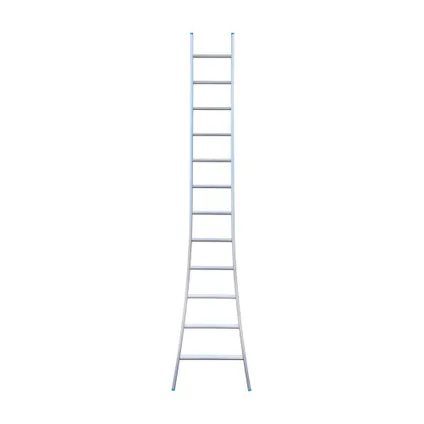 Eurostairs enkele uitgebogen ladder - Lichtgewicht met 1x12 sporten 2
