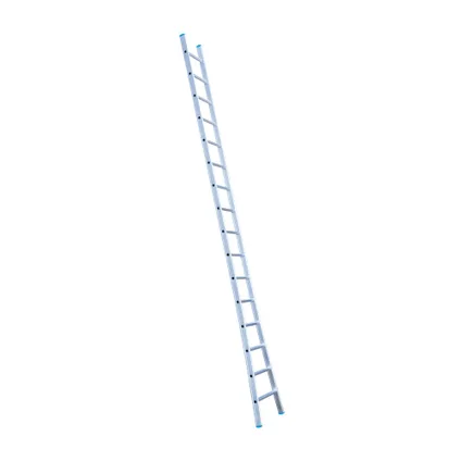 Eurostairs enkele uitgebogen ladder - Lichtgewicht met 1x16 sporten 3