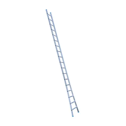 Eurostairs enkele uitgebogen ladder - Lichtgewicht met 1x18 sporten 3