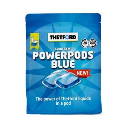 Thetford powerpods blue - reduceert gasvorming - maskeert nare geurtjes