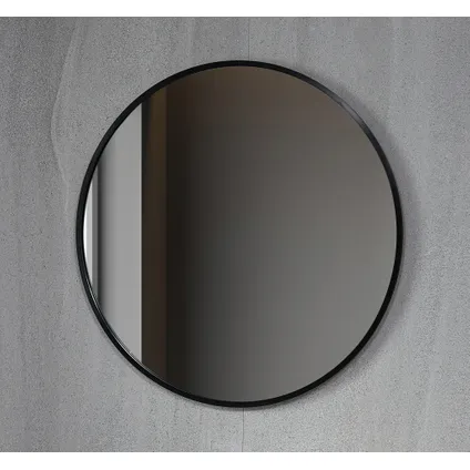 Bella Mirror - Spiegel rond 60 cm met zwart frame