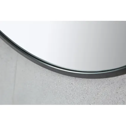 Bella Mirror - Spiegel rond 60 cm met zwart frame 2