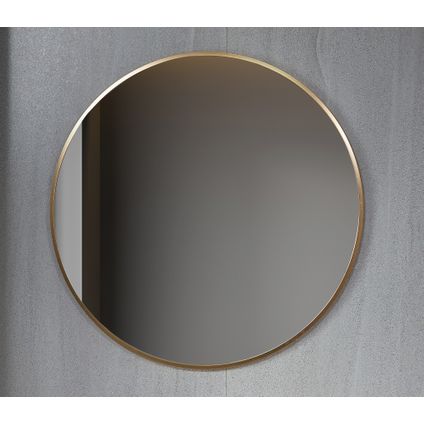 Bella Mirror - Miroir rond 80 cm avec cadre doré