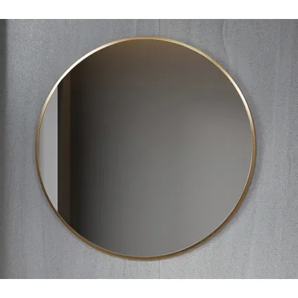 Bella Mirror - Spiegel rond 80 cm met gouden frame