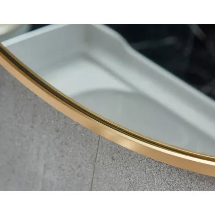 Bella Mirror - Spiegel rond 80 cm met gouden frame 3