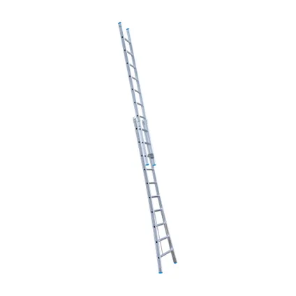 Eurostairs uitgebogen Reform ladder - Tweedelige ladder met 2x10 sporten 4