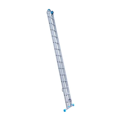 Eurostairs rechte Reform ladder - Tweedelige ladder met 2x14 sporten 4