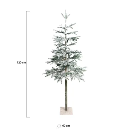 Wintervalley Trees - Kunstkerstboom Gustaf - 120x60cm - Besneeuwd 2