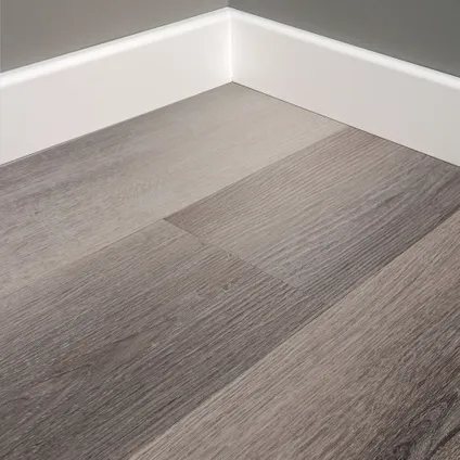 Revêtement de sol ML-Design PVC vinyle adhésif gris aspect bois de pin 6,69m² 48 planches 6