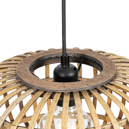 QAZQA Lampe à suspension orientale bambou 32 cm - Amira 6