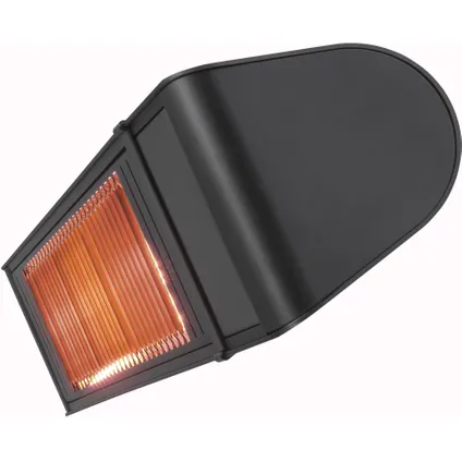 QH-TH Amber Low Glare - Chauffage de terrasse infrarouge - 2000 watts - Noir 2
