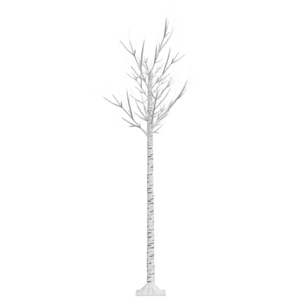 vidaXL Sapin de Noël 180 LED blanc chaud Saule 1,8 m Int/Ext 5