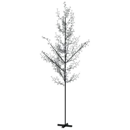 vidaXL Arbre à LED fleur de cerisier 672 LED Blanc chaud 400 cm