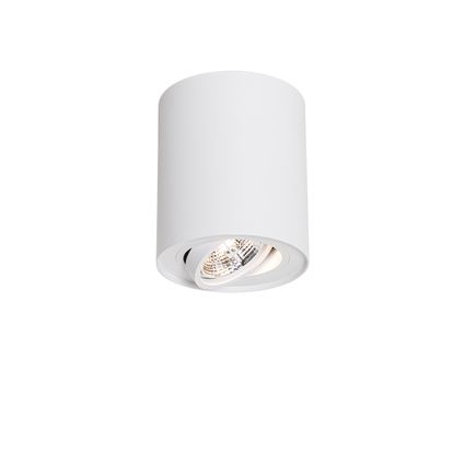 QAZQA Spot de plafond moderne blanc orientable et inclinable AR70 - Rondoo Up