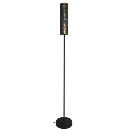Freelight vloerlamp Forato H 175cm bruin zwart