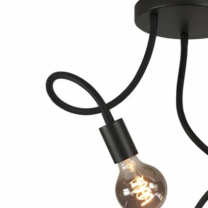 Highlight plafondlamp Flex 3 lichts 50cm E27 zwart 4