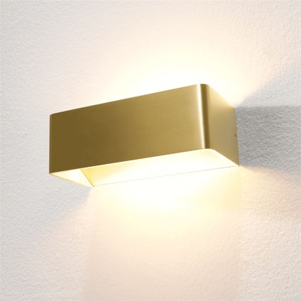 Artdelight wandlamp Mainz 20 x 7cm mat goud