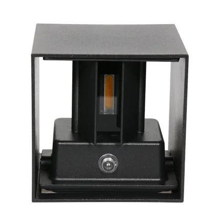 Steinhauer buitenlamp Boxx incl. LED 2 lichts dag nacht sensor zwart 7