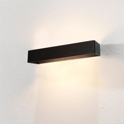 Artdelight wandlamp Mainz XL 50 x 7cm zwart