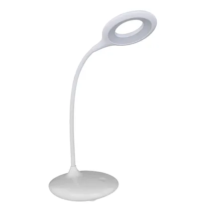 Globo Tafellamp Pia LED plastic wit 1x LED 3