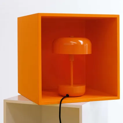 Lampe de Table Dyberg Larsen Haipot orange D17cm G9 3