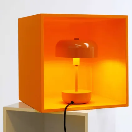 Dyberg Larsen Tafellamp Haipot oranje Ø17cm G9 4