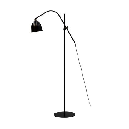 Dyberg Larsen Staande lamp Easton zwart Ø30cm E27