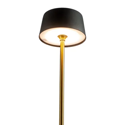Lampe de Table Dyberg Larsen Yoyo marbre/laiton Ø10cm LED 3