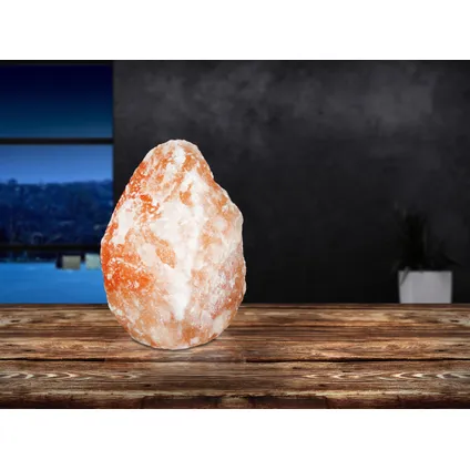 Globo Tafellamp Stone zoutkristal 1x E14 2