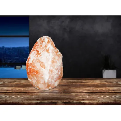 Globo Tafellamp Stone zoutkristal 1x E14 3