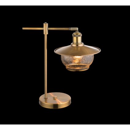 Lampe à poser Nevis Globo métal couleur bronze 1x E27