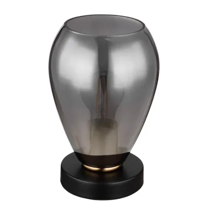 Globo Tafellamp Fanni metaal zwart 1x E27 3