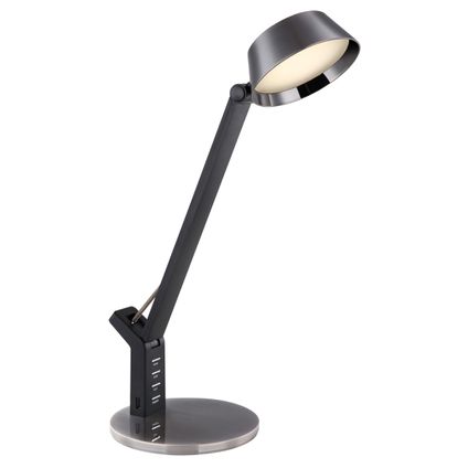 Globo Tafellamp Ursino LED metaal zwart 1x LED