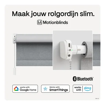 Moteur rétrofit pour stores enrouleurs MotionBlinds CMD-03 avec Bluetooth 2